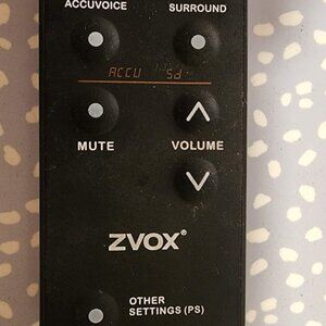 Zvox Multi Level Remote Control for AccuVoice TV Speakers & Soundbars (OEM)